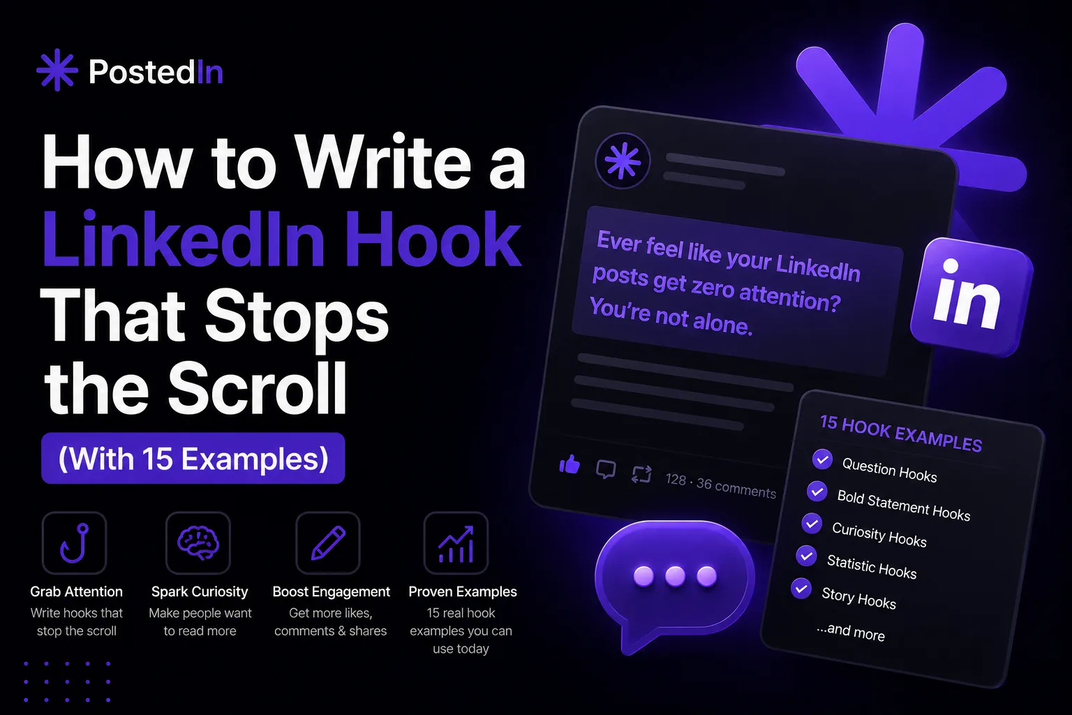 How to Write a LinkedIn Hook That Stops the Scroll (With 15 Examples)