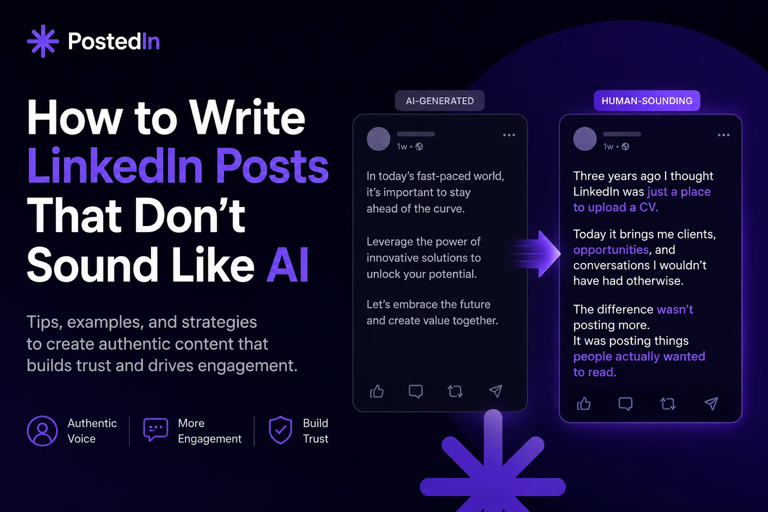 How to Write LinkedIn Posts That Don't Sound Like AI