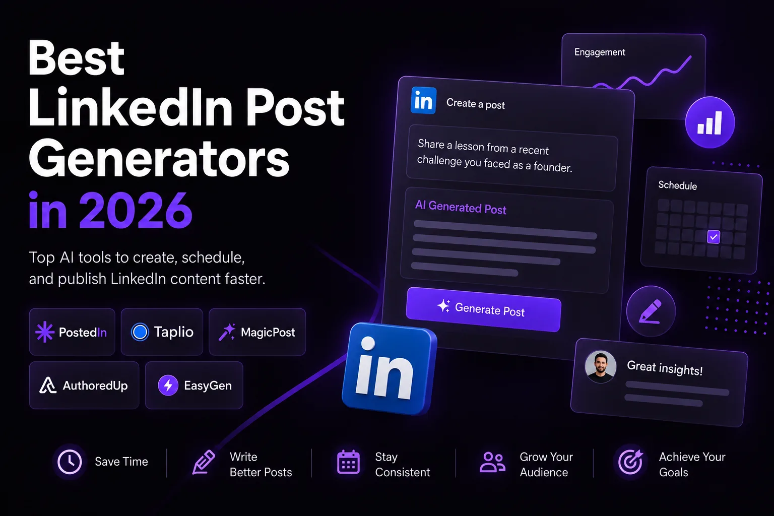 Best LinkedIn Post Generators in 2026