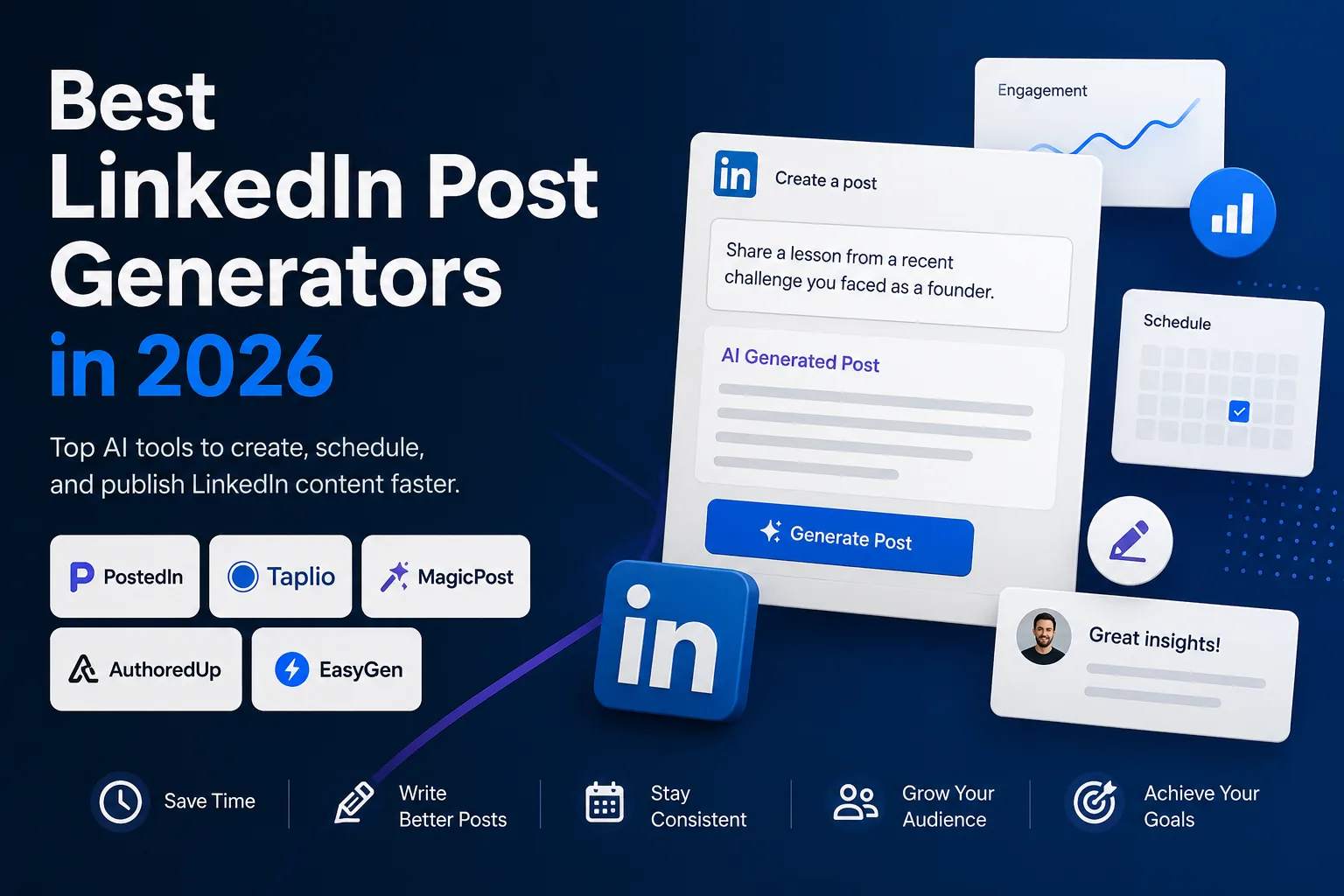 Best LinkedIn Post Generators in 2026